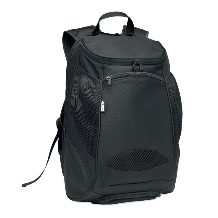 Sac à dos de sport  RPET 600D   Couleur:Noir