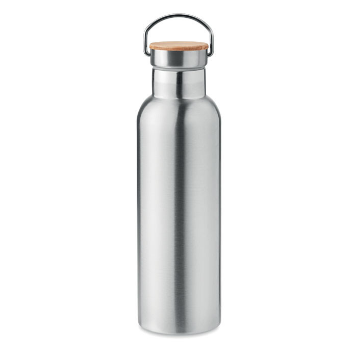 Bouteille double paroi 750ml    Couleur:Argent