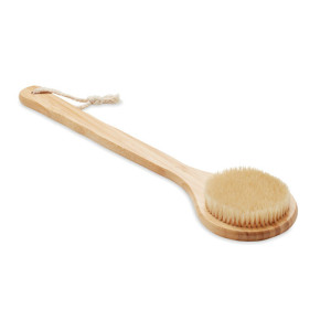 Brosse de bain en bambou        Couleur:Bois