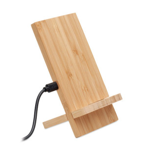 Support et chargeur sans fil    Couleur:Bois