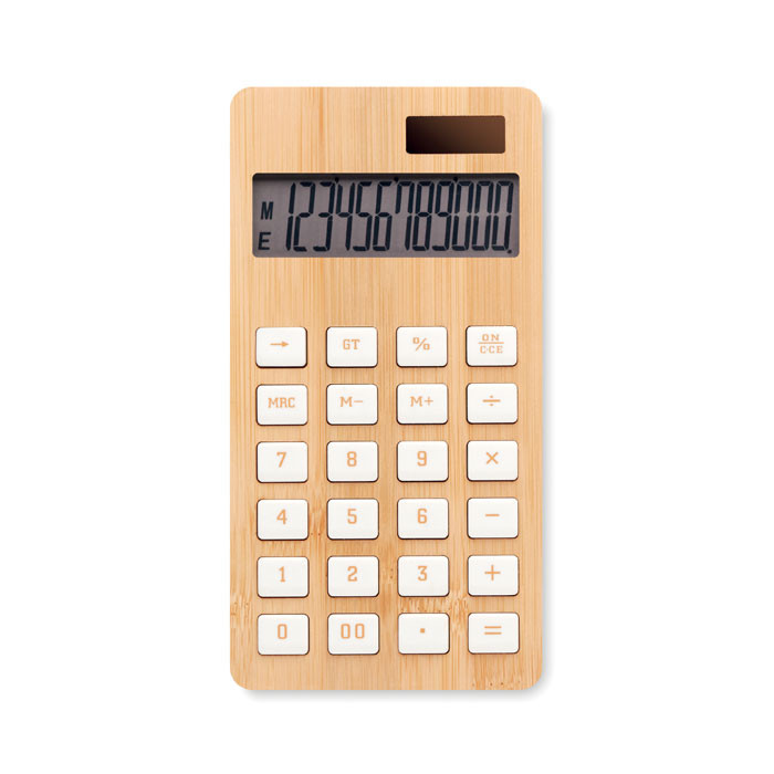 Calculatrice 12 chiffres        Couleur:Bois