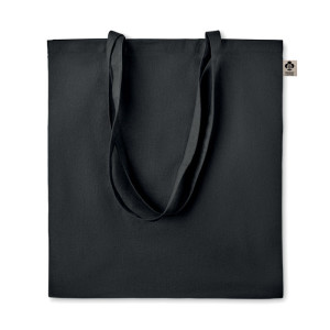 Sac shopping en coton organique Couleur:Noir