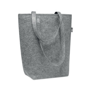 Sac shopping en feutre RPET     Couleur:Gris