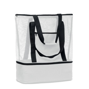 Sac shopping & plage en RPET    Couleur:Blanc