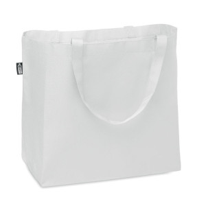 Grand sac shopping en RPET      Couleur:Blanc