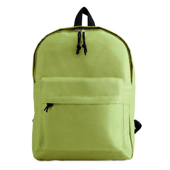 Sac à dos en polyester          Couleur:Vert citron