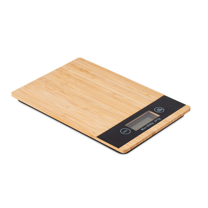 Balance de cuisine bambou ABS   Couleur:Bois