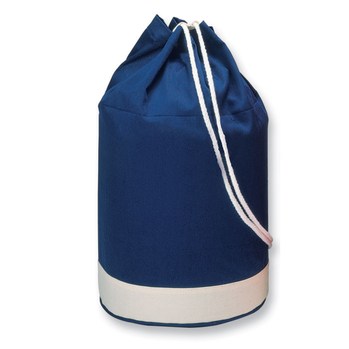 Sac Marin coton bicolore        Couleur:Bleu