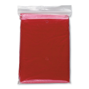 Poncho de secours               Couleur:Rouge