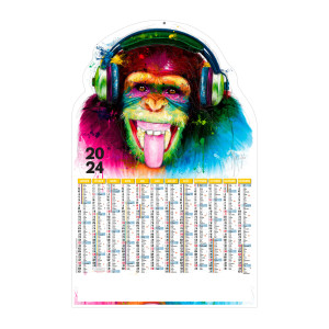 CALENDRIER BANCAIRE MONKEY 2024 