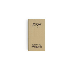 AGENDA EMBOITE MINI KRAFT 2024 