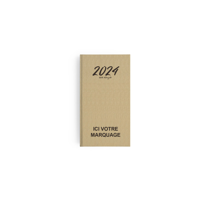 AGENDA EMBOITE MINI KRAFT 2024 