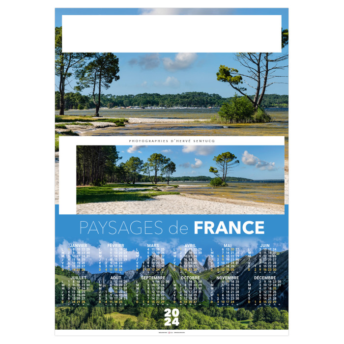 POSTER PAYSAGES DE FRANCE 2024 