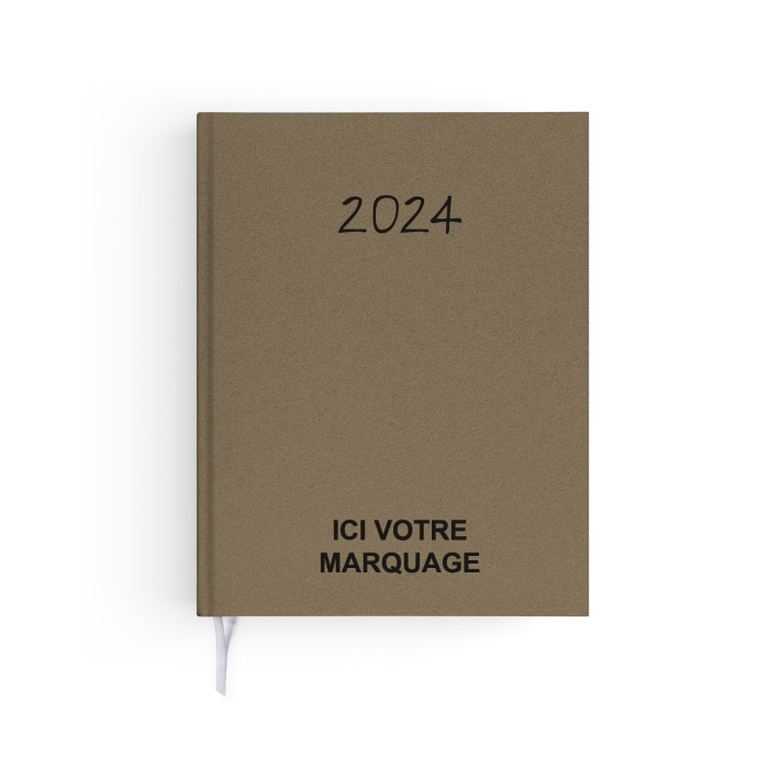 AGENDA EMBOITE SEMAINIER NATUREL 2024 