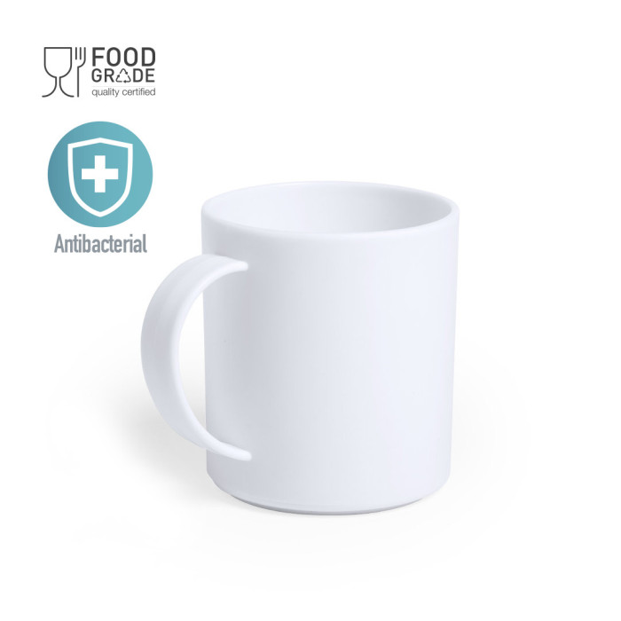 Tasse Antibactérienne - Plantex Couleur:Blanc