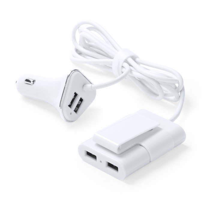 Chargeur Voiture USB - Yofren Couleur:Blanc