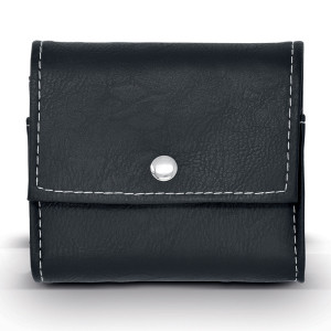 PILULIER HEBDOMADAIRE AVEC ETUI SIMILI CUIR Couleur:Noir