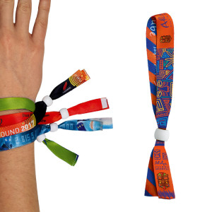 BRACELET INVIOLABLE EN SATIN - SUBLIMATION 2 FACES 