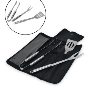 SET DE 3 USTENSILES POUR BBQ BARBECUE 