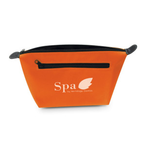 TROUSSE DE TOILETTE EN 190T MOUSSE Couleur:Orange