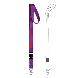 CORDON TOUR DE COU / LANYARD 2X85+10 CM 