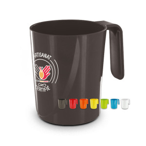 MUG PLASTIQUE (ABS) 35 cl RAS BORD 