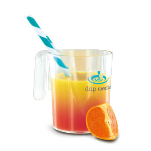 MUG PLASTIQUE (TRITAN) 35 cl RAS BORD Couleur:Transparent