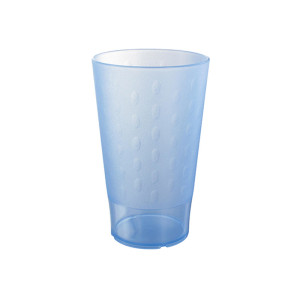 GOBELET PLASTIQUE REUTILISABLE 33 cl - PREMIUM Couleur:Bleu