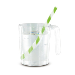 MUG PLASTIQUE (TRITAN) 35 cl RAS BORD Couleur:Transparent